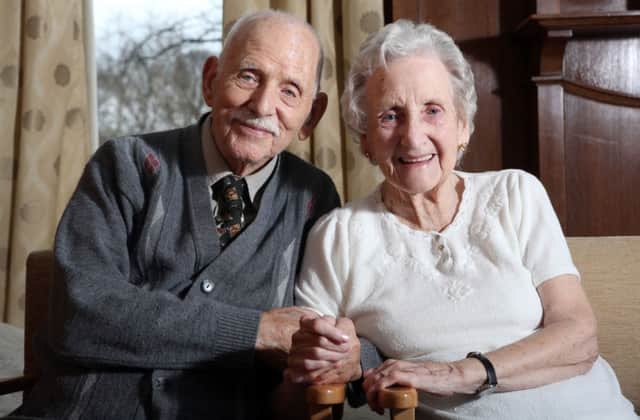 Aquilla and Catherine Brant, aged 100 and 96, who died within 12 days of each other. Picture: Ross Parry Agency