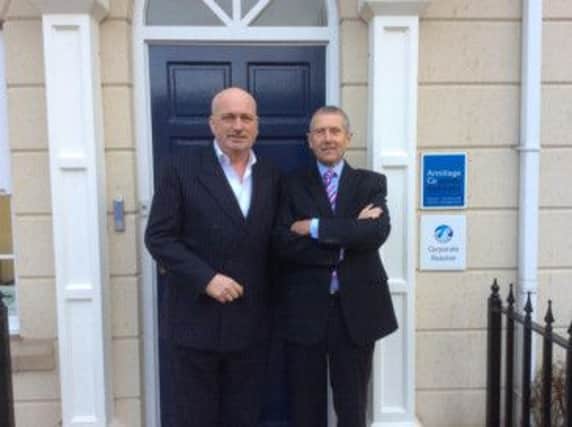Corporate Resolve partners Simon Padgett (left) and Tony Armitage. (S)