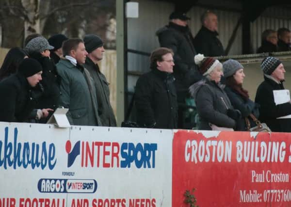 Supporters at Harrogate Railway's ground Station View (Caught Light Photography)