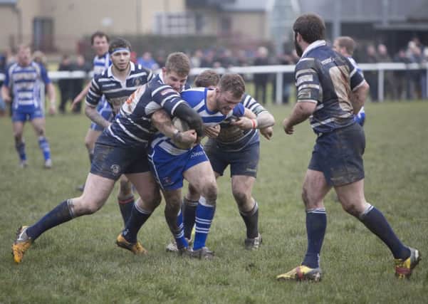 Rugby league - Siddal v Featherstone Lions at Brighouse Sports Club. Brent Taylor for Siddal.