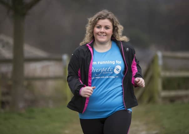 Laura Clayton, who will run the Leeds half-marathon for Overgate Hospice.