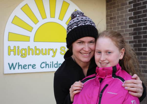 Dawn Butler and her daughter Zaina-Mai aged eleven fund raising for Highbury School, Rastrick.