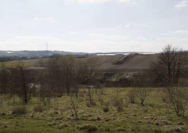 Cromwell Bottom Nature Reserve. North Loop extention to nature reserve on Hillside in the distance.