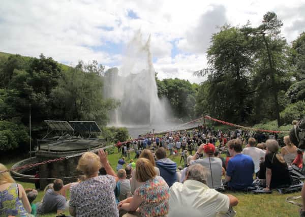Castle Carr Fountain open afternoon.