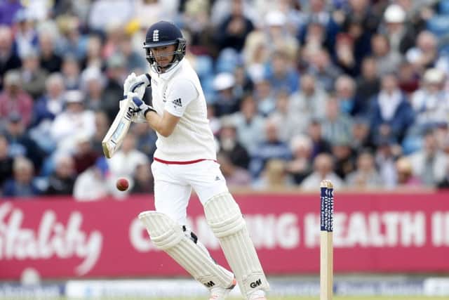 England's Adam Lyth during day two of the Investec Second Test at Headingley, Leeds. (Lynne Cameron/PA Wire)