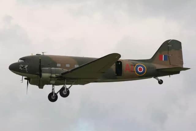 A World War Two Dakota carrier will be flying over Brighouse for the 1940's weekend