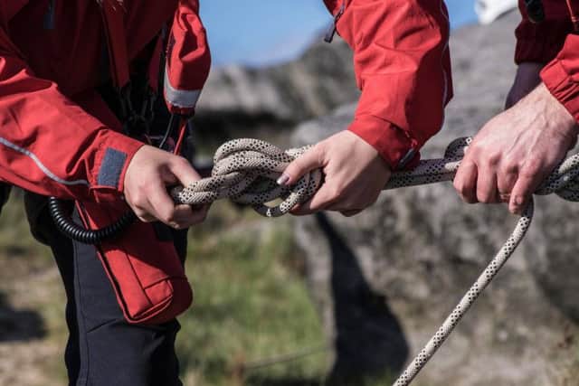 Calder Valley Search and Rescue Team members came to the aid of a stranded walker in Blackstone Edge