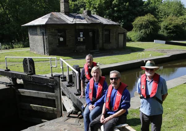 Volunteers are hoping to regenerate a former toll house that has fallen into disrepair. At the Calder and Hebble Canal, Brighouse.Ray Reynolds, Ruth Stephens, Mark Adams and Roger Kaye.