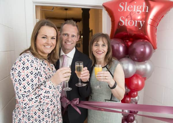 Sleigh & Story accountants move to new premesis at Thornhill Brigg Mills, Brighouse. From the left, Claire Young, Peter Sleigh and Debbie Story.