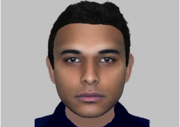 Police have issued this e-fit image of a man they want to talk to in connection with an attempted burglary in Bradley Court, Greetland