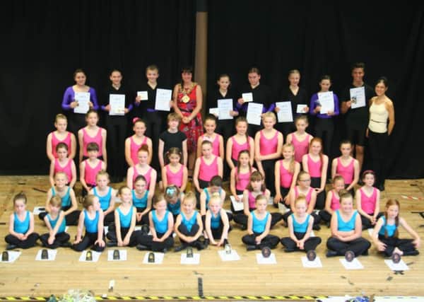 Pupills from the Zoe Kelly School of Dance celebrated their exam success.