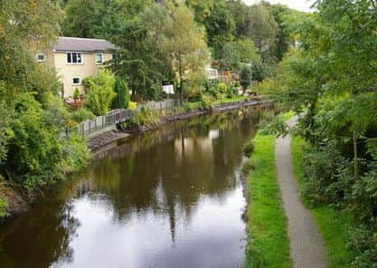 Rochdale Canal from Hollins Road Bridge. Photographer : Allan Friswell