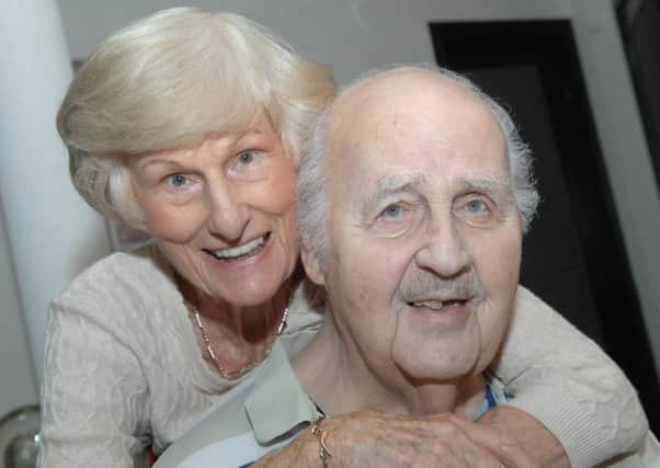 Betty Marshal and her husband of 66 years Freddie (91)