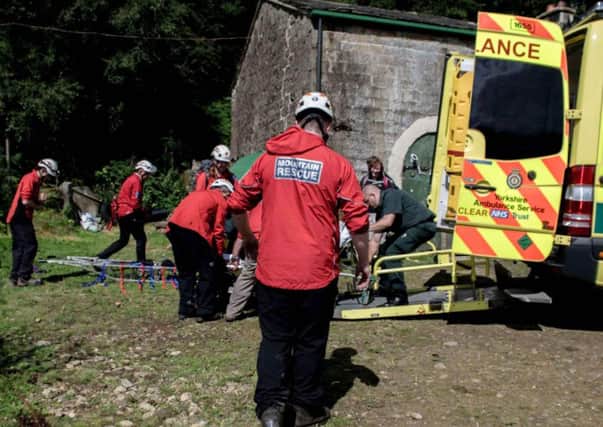 Calder Valley Search and Rescue Members helped a woman stranded at Hardcastle Crags, Hebden Bridge