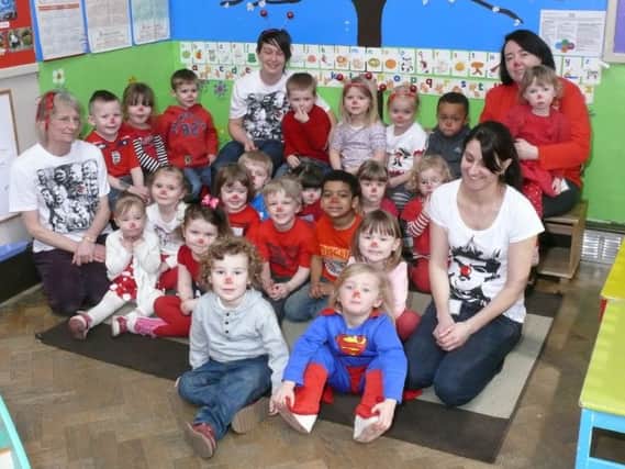 Comic Relief at Waring Green Nursery in 2011