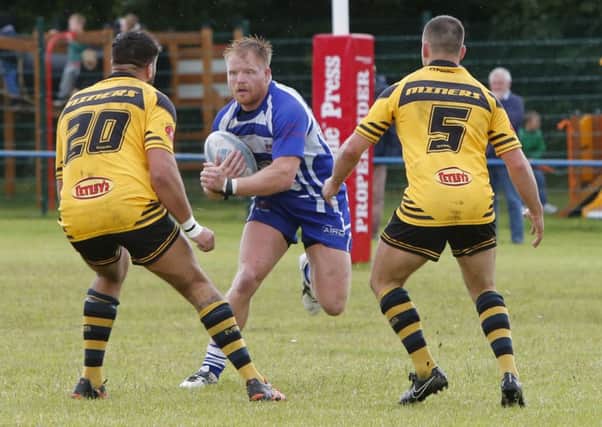 Rugby league - Siddal v Leigh Miners Rangers. Danny Williams for Siddal.