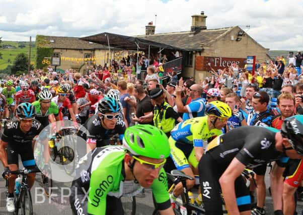 The Tour de Yorkshire travels through Ripponden in Calderdale