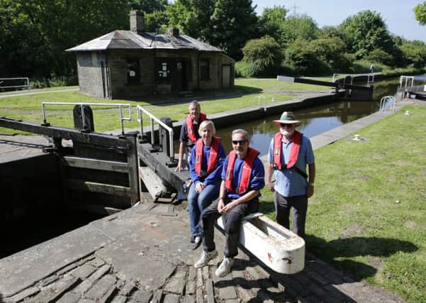 Volunteers are hoping to regenerate a former toll house that has fallen into disrepair. At the Calder and Hebble Canal, Brighouse.Ray Reynolds, Ruth Stephens, Mark Adams and Roger Kaye.