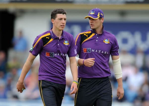 Yorkshire v Leicestershire Royal London Headingley mon 3rd aug
Captain Alex Lees and Matthew Fisher