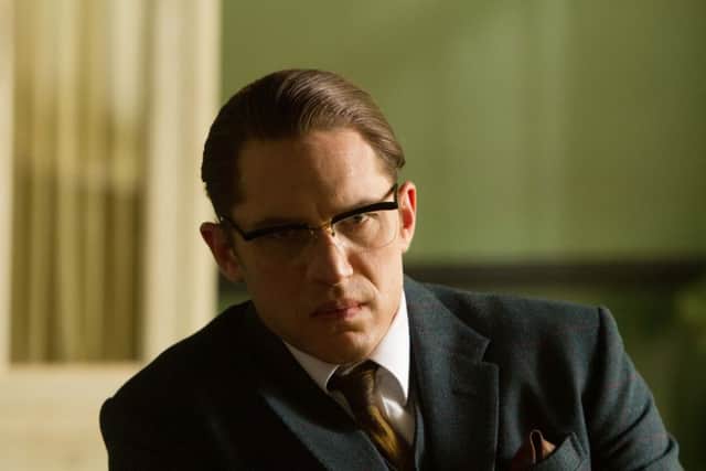 Undated Film Still Handout from Legend. Pictured: Tom Hardy. See PA Feature FILM Reviews. Picture credit should read: PA Photo/Universal. WARNING: This picture must only be used to accompany PA Feature FILM Reviews.
