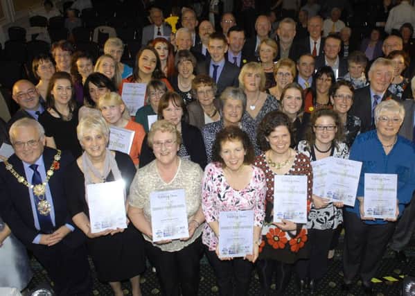 Winners of the 2014 Harrogate and District Volunteering Oscars