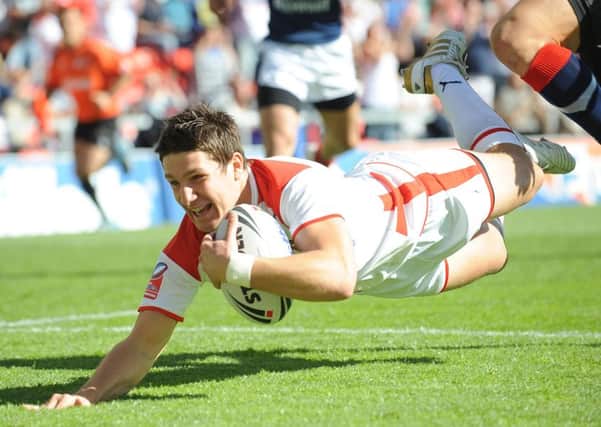 File photo dated 12-06-2010 of England's Gareth Widdop. PRESS ASSOCIATION Photo. Issue date: Tuesday February 17, 2015. English fans will get a chance to see the real Gareth Widdop when he runs out for St George Illawarra in the opening match of the new World Club Series in Warrington on Friday night. See PA story RUGBYL Column. Photo credit should read Anna Gowthorpe/PA Wire.