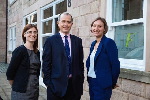 Harrogate Family Law: Ellie Foster, Andrew Meehan and Claudia Gilham. (S)