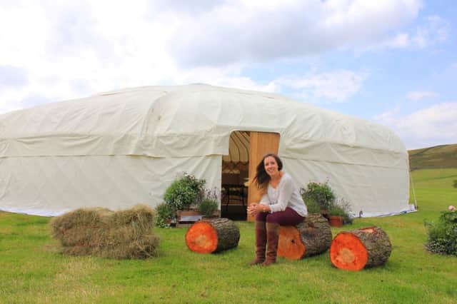 Rosie Saunders, who has been employed as wedding, party and event coordinator for Aldfield-based Yorkshire Yurts. (S)