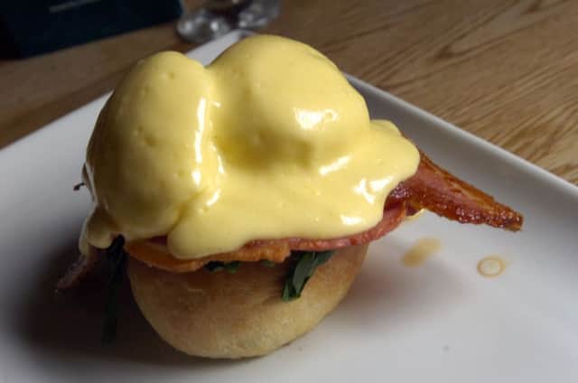 The Milestone, Green Lane, Sheffield 

Eggs Benedict awhich is included in the '2 for £12' brunch offer