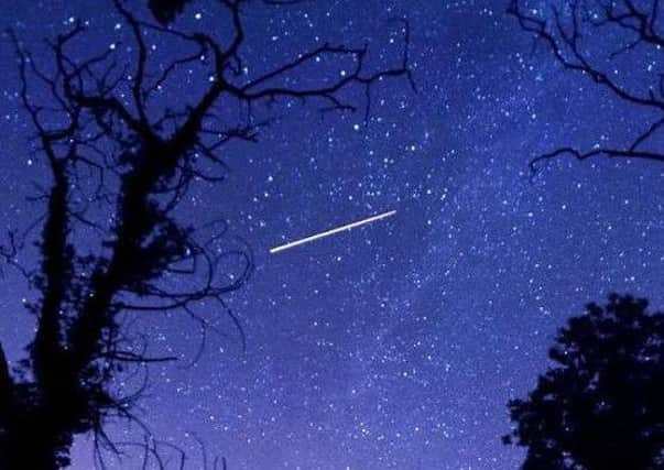 Don't miss the meteor shower