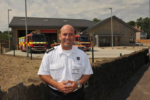 Rastrick Fire Station Commander Gareth Atkins