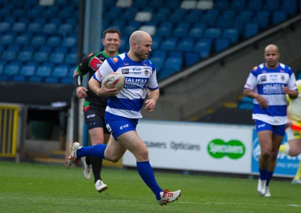Actions from the Danny Jones Charity RL match, Halifax XIII v Rest of World XIII, at the ShayLiam Finn