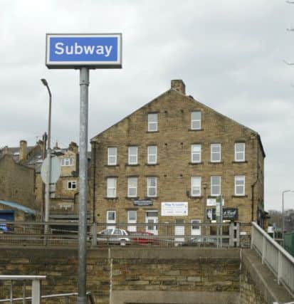 Pedestrian subway linking Bradford Road and Brighouse Town that has been flooding recently.