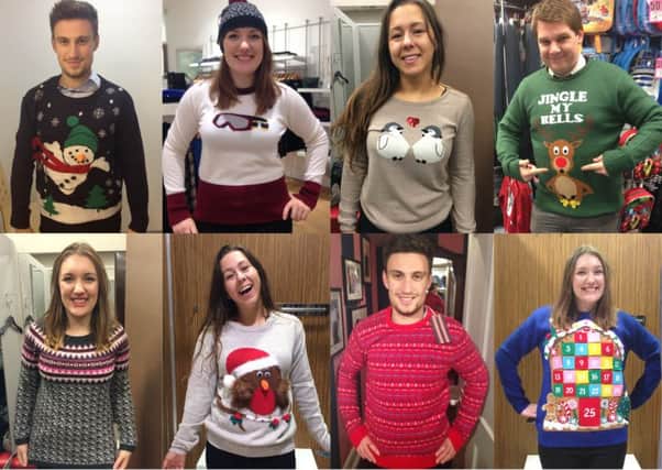 Christmas Jumpers in Harrogate: The Harrogate Advertiser Series reporters have roadtested several woollen offerings from retailers across the town