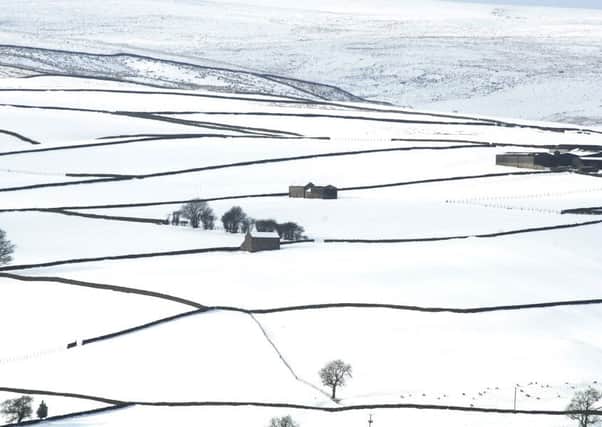 NAPB 1301261AM7 Nidderdale in the snow. Greenhow. Picture: Adrian Murray (1301261AM7)