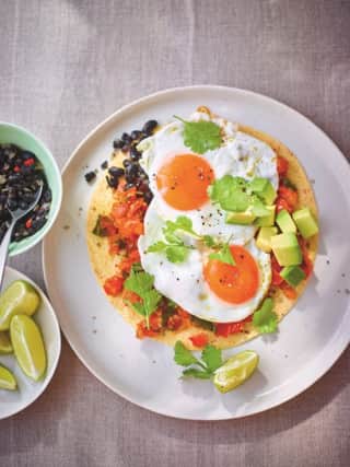 Undated Handout Photo of the Huevos rancheros with jalapenos and garlic. See PA Feature FOOD Lorraine Pascale. Picture credit should read: PA Photo/Handout. WARNING: This picture must only be used to accompany PA Feature FOOD Lorraine Pascale.