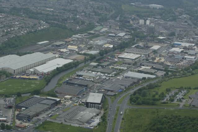Aerial pic  Armytage road industrial estate brighouse