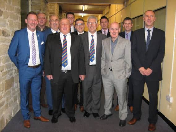 Halifax Cricket League dinner officials, speakers and sponsors