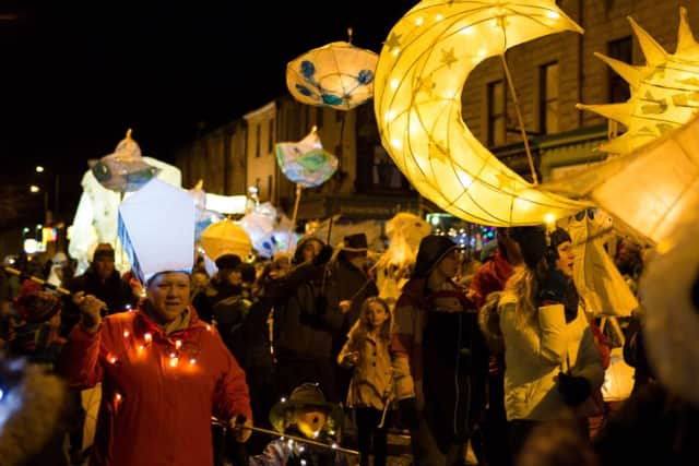 Lamplighters parade, Todmorden