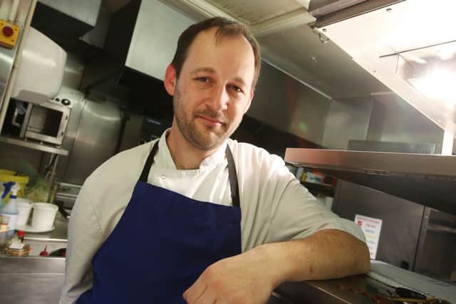Glenn Futter, new head chef at La Cachette, Elland.