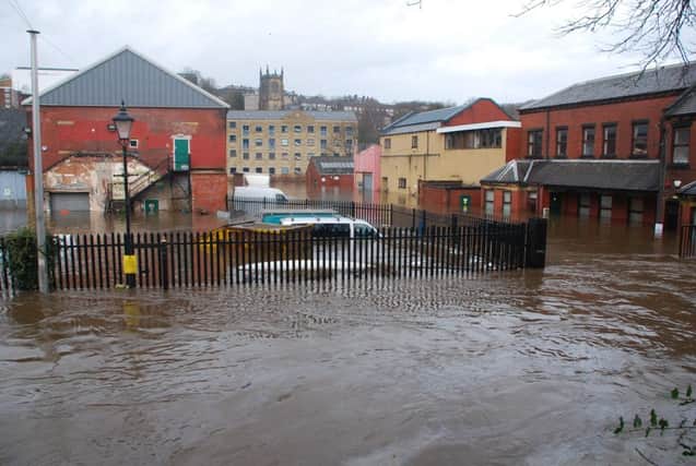 Flooding in Sowerby Bridge December 2015. Picture by Ian Morgan