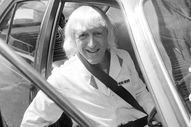 Jimmy Savile in the 1970s, when his TV shows in Leeds were recorded