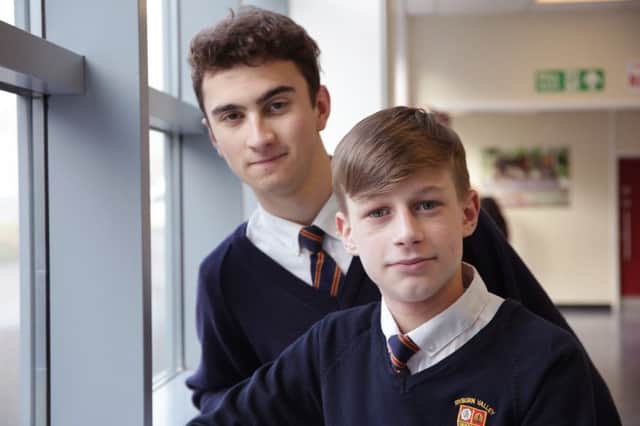 Cori Love 16 and James Senneck 15, pupils at Ryburn Valley High, have parts in Happy Valley.