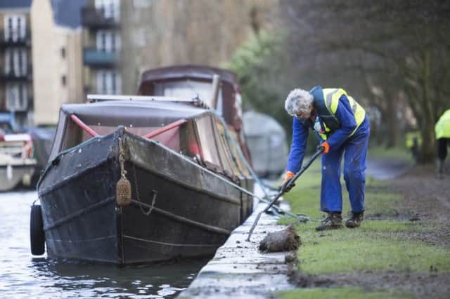 Canal Clean-up after floods. Diana Monahan.