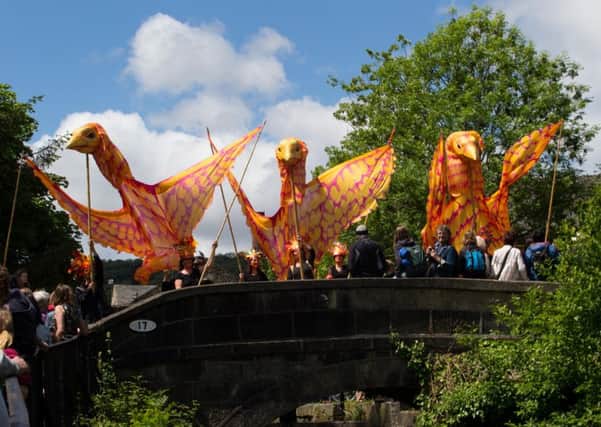 Hebden Bridge Handmade Parade 2015 picture by Darren Fleming