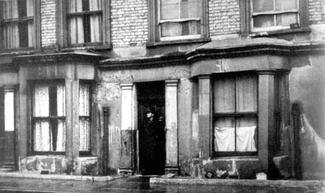 Crime - Murder - 10 Rillington Place - the dismal house in which Christie and Evans lived.