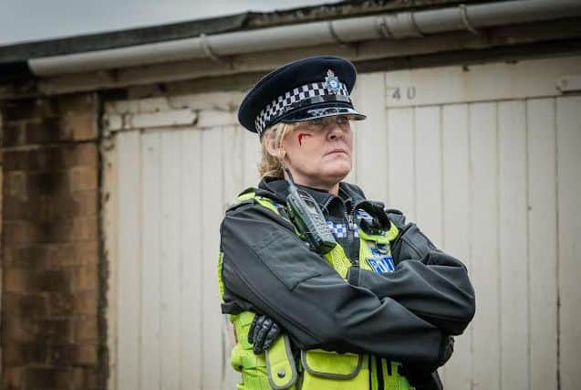 WARNING: Embargoed for publication until 18:00:01 on 08/11/2015 - Programme Name: Happy Valley series 2 - TX: 01/01/2016 - Episode: n/a (No. n/a) - Picture Shows: **Early Release Image** Catherine (SARAH LANCASHIRE) - (C) Red Productions - Photographer: Ben Blackall