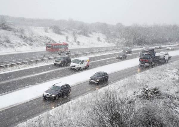 Drivers are being urged to be careful today, with snow and ice warnings in place across the region.
