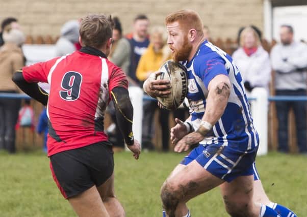 Rugby league - Siddal v University of Northumbria. Byron Smith for Siddal