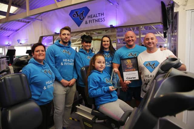 Gym of the Year. Jason Whiteford and the tgeam at JC Health and Fitness, Elland.